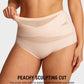 🌸  Special Price £12.99 ! 🔥Buy 1 Get 1 Free🎁Plus-Size High-Waist Cross Tummy Control Panties-Q