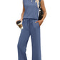【S-2XL】💕2025 Top casual + pantaloni cu picioare largi