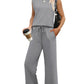 【S-2XL】💕2025 Top casual + pantaloni cu picioare largi