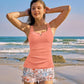 💃Ofertă specială de vară – 50% reducere🌊🎨Set tankini din două piese, cu efect de modelare a taliei