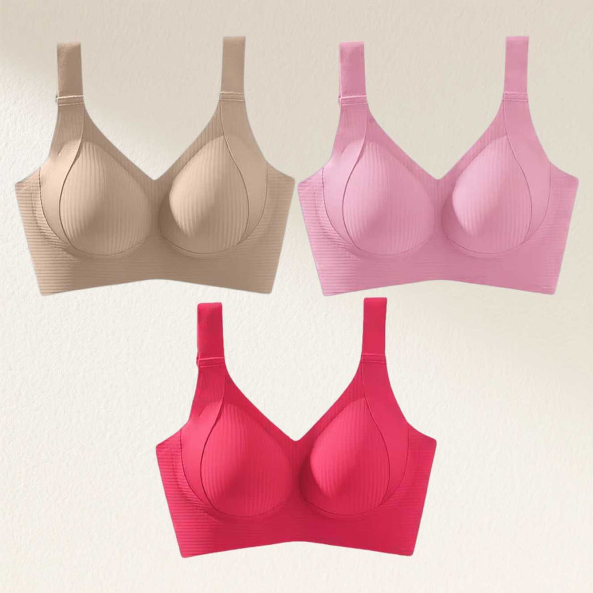 🎁Last Day—— Buy 2, Get 1 Free!!🔥Super Firming Wire-Free Bra All-Day Comfort No More Sagging