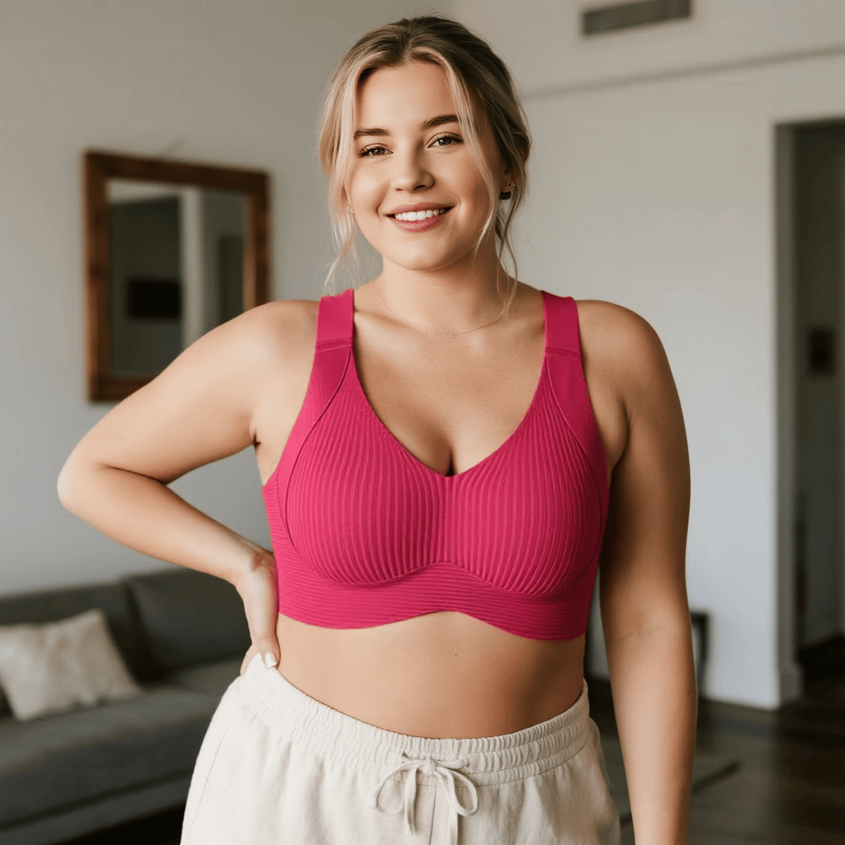 🎁Last Day—— Buy 2, Get 1 Free!!🔥Super Firming Wire-Free Bra All-Day Comfort No More Sagging