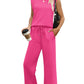 【S-2XL】💕2025 Top casual + pantaloni cu picioare largi