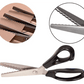 🔥S-au vândut peste 5000 de bucăți！！✂️ Fă-o singur! Foarfece de cusut cu dinți – Precise și ușor de manevrat
