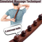 💆‍♀️✨ Cumpără 2 și primești 1 gratis! Rolă de masaj corporal din lemn cu 19 bile – lemn natural de fag, mâner ergonomic și relaxare pentru întregul corp