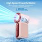 ⏰️Ofertă limitată：🌬️ Ventilator portabil Turbo – Afișaj LED, 6 viteze, 3000 mAh 🔋