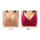🎉 REDUCERE DE 50% PENTRU O PERIOADĂ LIMITATĂ! 💕 Sutien fără sârmă, confortabil, pentru mărimi mari – din nailon și spandex fără cusături, care previne lăsarea sânilor și este respirabil 👙