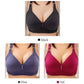 🎉 REDUCERE DE 50% PENTRU O PERIOADĂ LIMITATĂ! 💕 Sutien fără sârmă, confortabil, pentru mărimi mari – din nailon și spandex fără cusături, care previne lăsarea sânilor și este respirabil 👙