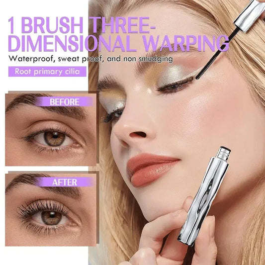 🌟🔥Mascara Impermeabilă cu Periuță Spiralată
