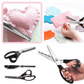 🔥S-au vândut peste 5000 de bucăți！！✂️ Fă-o singur! Foarfece de cusut cu dinți – Precise și ușor de manevrat