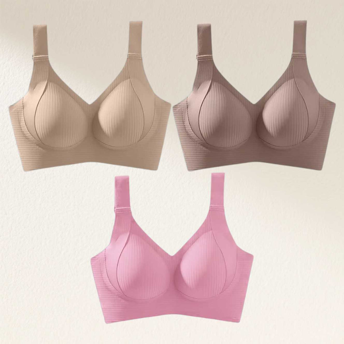 🎁Last Day—— Buy 2, Get 1 Free!!🔥Super Firming Wire-Free Bra All-Day Comfort No More Sagging