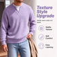 ✨💖Black Friday Mega Deal – 50% off!💖Men's Layered-Look Waffle T-Shirt | Comfortable everyday style with elegant texture 👚