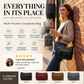💐50% OFF! 👜Women's Soft PU Crossbody Bag – Multiple Pockets for Perfect Organization