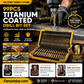 🔥Unealtă de înaltă eficiență preferată de meșterii experimentați! Magazin direct de la fabrică – Set de 99 de burghie cu acoperire din titan
