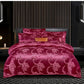🔥Set de patru piese din satin jacard european de lux