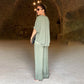 👚Elegant strălucitor din două piese plus size set cu decolteu adânc