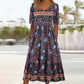 🌸 Rochie elegantă cu imprimeu boho pentru femei