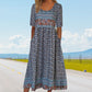 🌸 Rochie elegantă cu imprimeu boho pentru femei