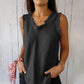 🔥🔥🔥💝Tricou fără mâneci din in și bumbac pentru femei🥰💐