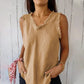 🔥🔥🔥💝Tricou fără mâneci din in și bumbac pentru femei🥰💐