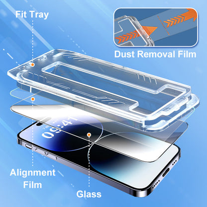 😍Protectori de ecran pentru iPhone cu aplicator