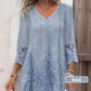 💖Elegant jumătate maneca v-neck rochie de dantelă pentru femei