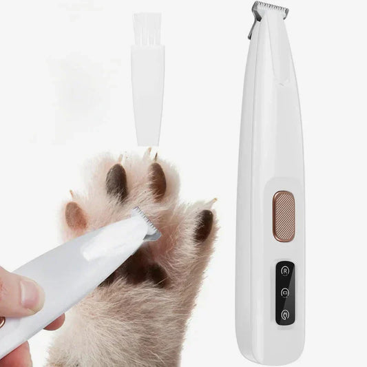 💥⏳Aparat de tuns reîncărcabil și rezistent la apă pentru animale de companie, cu lumină LED