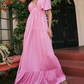 💕Vară V-Neck Loose Rochie lungă💕