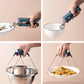 🍲Reducere de 50%!!  🔥Peste 5.000 de bucăți vândute!! ✨ Clește de bucătărie pentru protecție împotriva arsurilor — oțel inoxidabil + silicon + PP — reglabil și rezistent la căldură