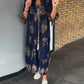 Rochie vintage cu decolteu în V și croială lejeră