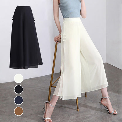 ✨Pantaloni din sifon cu picioare mai largi