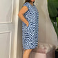 Rochie tipărită Boho Vintage Casual