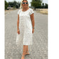 Rochie tipărită Boho Vintage Casual