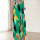 Elegant moale fără mâneci florale rochie Flowy
