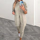 Femei 2 Piece Outfits Turtleneck Tunica & Joggers