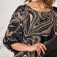 Rochie cu imprimeu marmorat