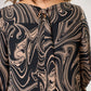 Rochie cu imprimeu marmorat