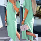 Femeii Casual Split T-shirt rochie lungă