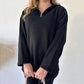 Set din două piese pentru femei Comfort Ribbed Knit Slit