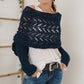 💖Women’s Knitted Cut-Out Shawl Poncho Wrap