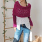 💖Women’s Knitted Cut-Out Shawl Poncho Wrap