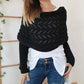 💖Women’s Knitted Cut-Out Shawl Poncho Wrap