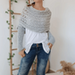 💖Women’s Knitted Cut-Out Shawl Poncho Wrap
