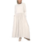 Rochie midi din tricot cu mâneci întregi