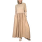 Rochie midi din tricot cu mâneci întregi