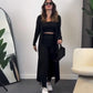 📦Livrare gratuită📦Femei Stretch Knit Vest High Waisted Leggings și Cardigan lung 3 Piece Set