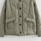 Moda femeilor cald buton în jos Cropped Jacket