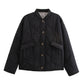 Moda femeilor cald buton în jos Cropped Jacket