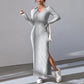 【✨2025 Produse noi】👗Rochie din tricot cu decolteu în inimă