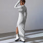 【✨2025 Produse noi】👗Rochie din tricot cu decolteu în inimă
